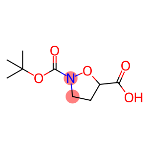 2-[(2-methylpropan-2-yl)oxy-oxomethyl]-5-isoxazolidinecarboxylic acid