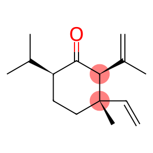 Cyclohexanone, 3-ethenyl-3-methyl-2-(1-methylethenyl)-6-(1-methylethyl)-, (2S,3S,6S)-