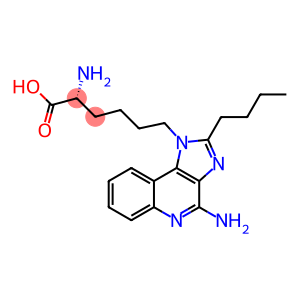 (R)-2-amino-6-(4-amino-2-butyl-1H-imidazo[4,5-c]quinolin-1-yl)hexanoic acid
