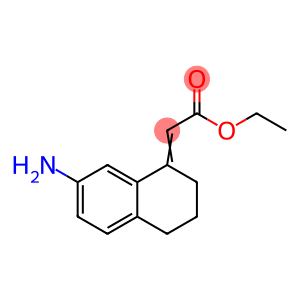 Acetic acid, 2-(7-amino-3,4-dihydro-1(2H)-naphthalenylidene)-, ethyl ester