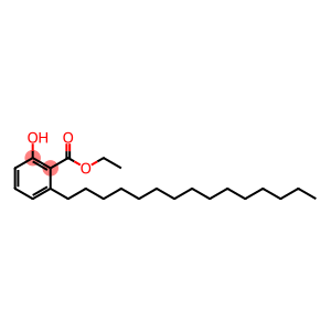 Benzoic acid, 2-hydroxy-6-pentadecyl-, ethyl ester