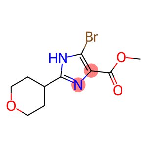 methyl 4-bromo-2-(tetrahydro-2H-pyran-4-yl)-1H-imidazole-5-carboxylate*