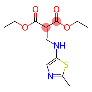 Propanedioic acid, 2-[[(2-methyl-5-thiazolyl)amino]methylene]-, 1,3-diethyl ester