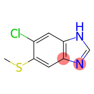 1H-Benzimidazole, 6-chloro-5-(methylthio)-