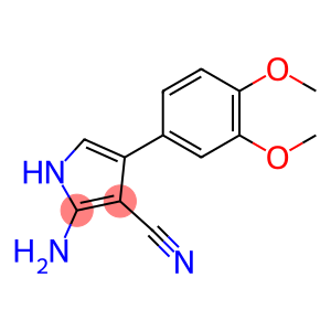 2-amino-4-(3,4-dimethoxyphenyl)-1H-pyrrole-3-carbonitrile