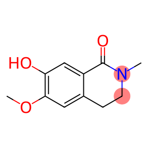 3,4-Dihydro-2-methyl-6-methoxy-7-hydroxyisoquinoline-1(2H)-one
