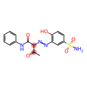 4-Hydroxy-3-[[2-oxo-1-(phenylcarbamoyl)propyl]azo]benzenesulfonamide