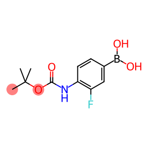 (4-{[(tert-Butoxy)carbonyl]amino}-3-fluorophenyl)boronic acid