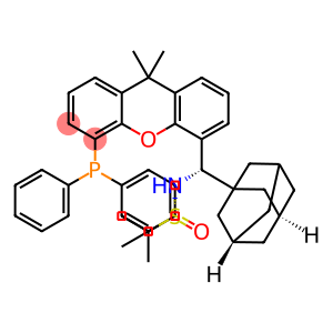 (R)-N-((1S)-(Adamantan-1-yl)(5-(diphenylphosphanyl)-9,9-dimethyl-9H-xanthen-4-yl)methyl)-2-methylpropan-2-sulfinamide
