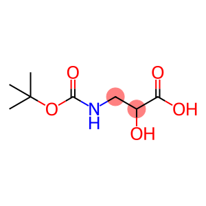 Propanoic acid, 3-[[(1,1-dimethylethoxy)carbonyl]amino]-2-hydroxy-