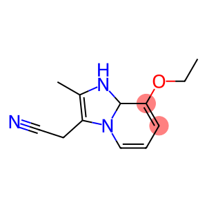 Imidazo[1,2-a]pyridine-3-acetonitrile, 8-ethoxy-1,8a-dihydro-2-methyl- (9CI)