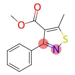5-Methyl-3-phenyl-4-isothiazolecarboxylic acid methyl ester