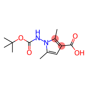 1-{[(tert-butoxy)carbonyl]amino}-2,5-dimethyl-1H-pyrrole-3-carboxylic acid