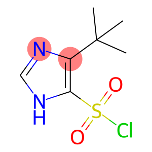 1H-Imidazole-5-sulfonyl chloride, 4-(1,1-dimethylethyl)-