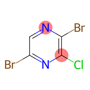 Pyrazine, 2,5-dibromo-3-chloro-