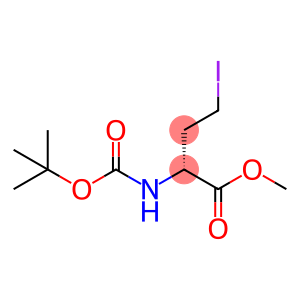 Butanoic acid,2-[[(1,1-dimethylethoxy)carbonyl]amino]-4-iodo-, methyl ester, (2R)-