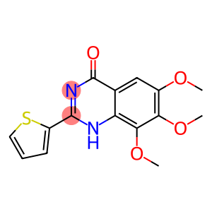 4(1H)-Quinazolinone,  6,7,8-trimethoxy-2-(2-thienyl)-  (9CI)