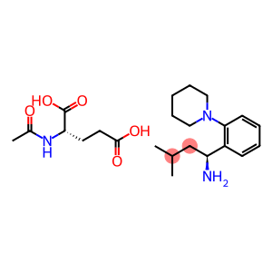 (S)-3-甲基-1-(2-哌啶基苯基)丁胺(L)-乙酰谷氨酸盐