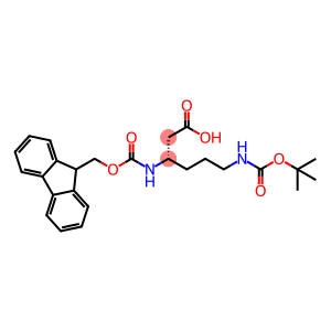 (3S)-6-{[(tert-butoxy)carbonyl]amino}-3-({[(9H-fluoren-9-yl)methoxy]carbonyl}amino)hexanoic acid
