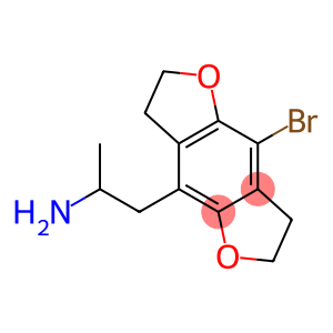 1-(4-bromo-2,3,6,7-tetrahydrofuro[2,3-f]benzofuran-8-yl)-2-propanamine