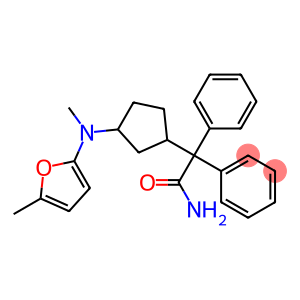 Benzeneacetamide,  -alpha--[3-[methyl(5-methyl-2-furanyl)amino]cyclopentyl]--alpha--phenyl-