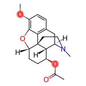4,5α-Epoxy-3-methoxy-17-methylmorphinan-8β-ol acetate