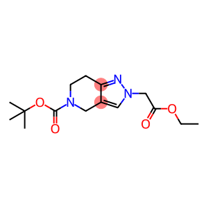 2H-PYRAZOLO[4,3-C]PYRIDINE-2-ACETIC ACID, 5-[(1,1-DIMETHYLETHOXY)CARBONYL]-4,5,6,7-TETRAHYDRO-, ETHYL ESTER