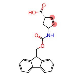 (-)-(1S,4R)-N-Fmoc-4-Aminocyclopent-2-Enecarboxylic Acid