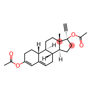 17-alpha-ethynyl-19-nor-delta(sup 3,5)-androstadiene-3,17-diol diacetate