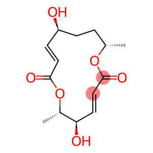 1,7-Dioxacyclotetradeca-3,9-diene-2,8-dione, 5,11-dihydroxy-6,14-dimethyl-, (3E,5R,6S,9E,11S,14S)-
