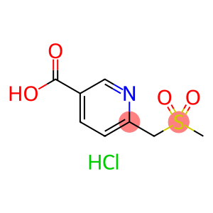 6-((Methylsulfonyl)methyl)nicotinic acid HCl