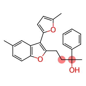 4-[5-methyl-3-(5-methylfuran-2-yl)-1-benzofuran-2-yl]-2-phenylbutan-2-ol