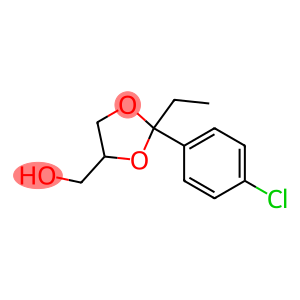 2-(4-Chlorophenyl)-2-ethyl-1,3-dioxolane-4-methanol