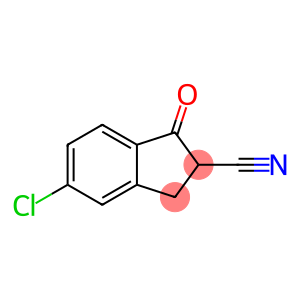 5-CHLORO-2,3-DIHYDRO-1-OXO-1H-INDENE-2-CARBONITRILE