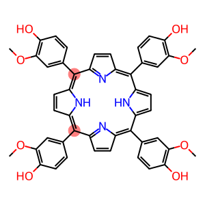 5,10,15,20-四(4-羟基-3-甲氧基苯基)卟啉