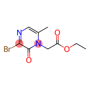 2-(3-溴-6-甲基-2-吡嗪酮-1(2H)-基)乙酸乙酯