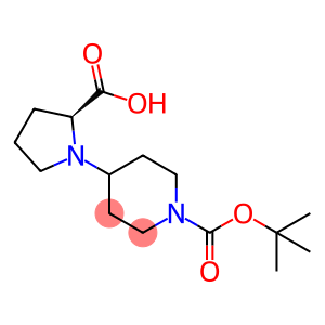 4-[(2S)-2-Carboxy-1-pyrrolidinyl]-1-piperidinecarboxylic acid 1-tert-butyl ester