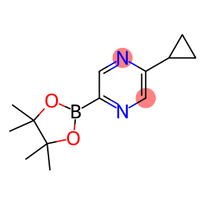2-Cyclopropyl-5-(4,4,5,5-tetramethyl-1,3,2-dioxaborolan-2-yl)pyrazine