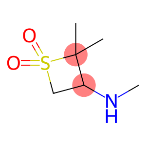 2,2-dimethyl-3-(methylamino)-1lambda6-thietane-1,1-dione