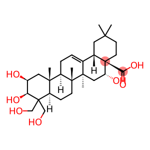 5,10,11-trihydroxy-9,9-bis(hydroxymethyl)-2,2,6a,6b,12a-pentamethyl-1,3,4,5,6,6a,7,8,8a,10,11,12,13,14b-tetradecahydropicene-4a-carboxylicaci
