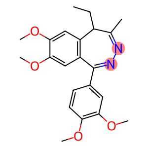 5H-2,3-Benzodiazepine, 1-(3,4-dimethoxyphenyl)-5-ethyl-7,8-dimethoxy-4-methyl- (8CI, 9CI)
