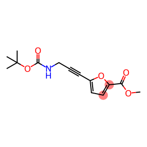 5-(3-叔丁氧基羰基氨基-丙-1-炔基)-呋喃-2-羧酸甲酯