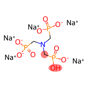 pentasodium hydrogen C,C',C''-nitrilotris(methylphosphonate)