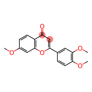 4H-1-Benzopyran-4-one, 2-(3,4-dimethoxyphenyl)-7-methoxy-