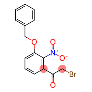 2-Bromo-1-[2-nitro-3-(phenylmethoxy)phenyl]ethanone