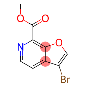Furo[2,3-c]pyridine-7-carboxylic acid, 3-bromo-, methyl ester