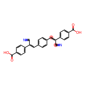 4,4'-((1Z,1'Z)-1,4-Phenylenebis(1-cyanoethene-2,1-diyl))dibenzoic acid