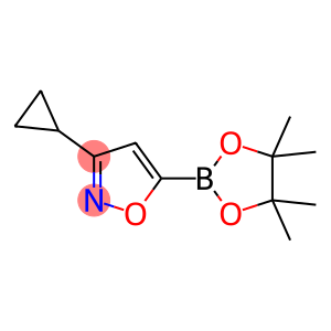 Isoxazole, 3-cyclopropyl-5-(4,4,5,5-tetramethyl-1,3,2-dioxaborolan-2-yl)-
