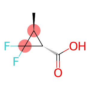 REL-2,2-二氟-3-甲基环丙烷-1-甲酸