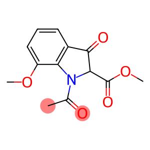 Methyl 1-acetyl-2,3-dihydro-7-methoxy-3-oxo-1H-indole-2-carboxylate
